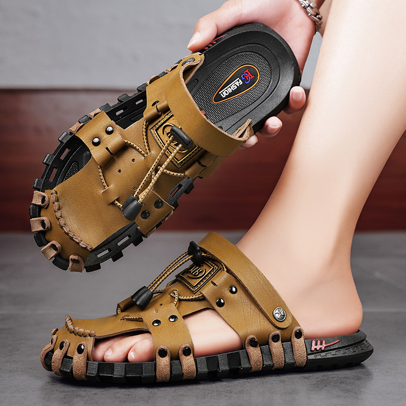Men's Sandals On Feet