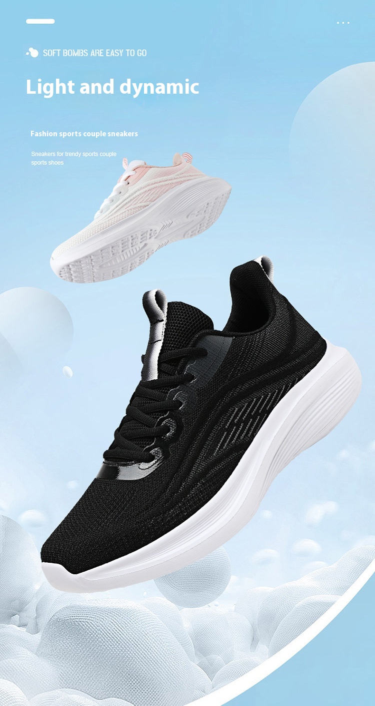 Breathable Lightweight Shock-Absorbing Sneakers Image 21