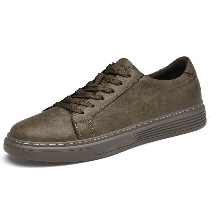Plus Size Frosted Cowhide Board Shoes - Casual Wear